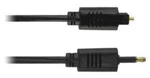 Digitale 3.5mm mini-TOSLINK-audiokabel: gewone TOSLINK-stekker en 3.5mm mini-TOSLINK-stekker